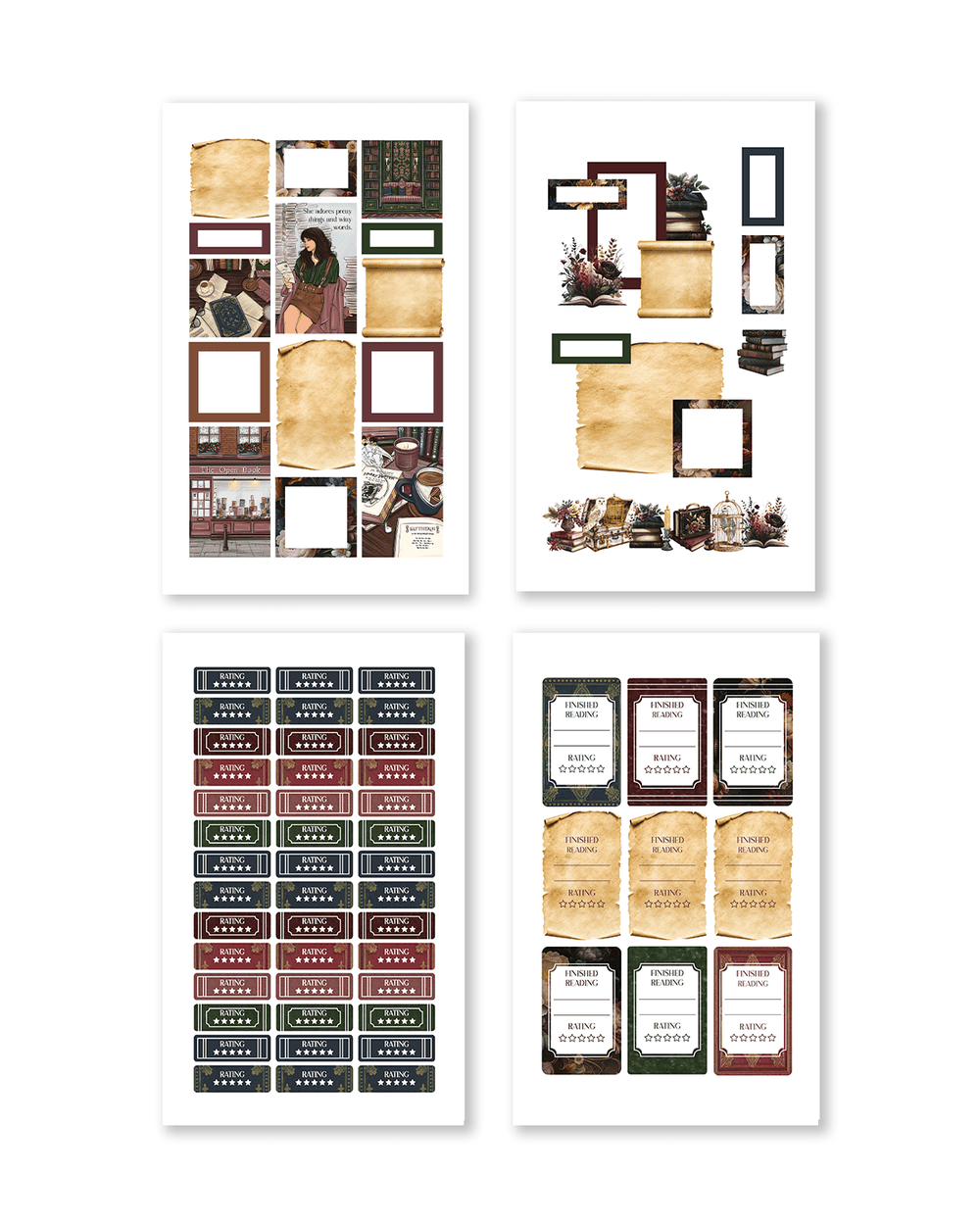 Bookworm Vol. 4 Sticker Book