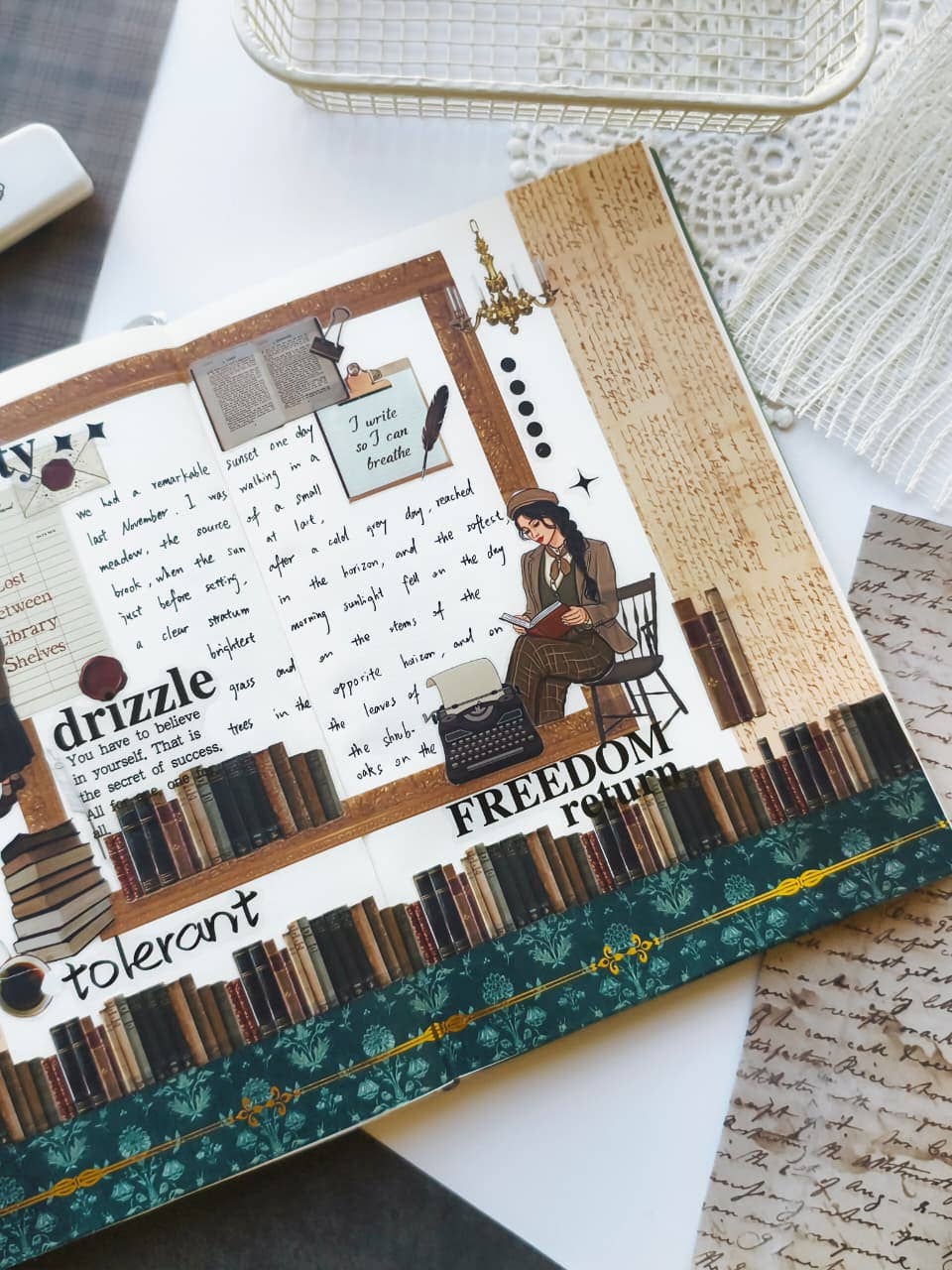 The Secret Archives Pre-cut PET Tape + Washi Box
