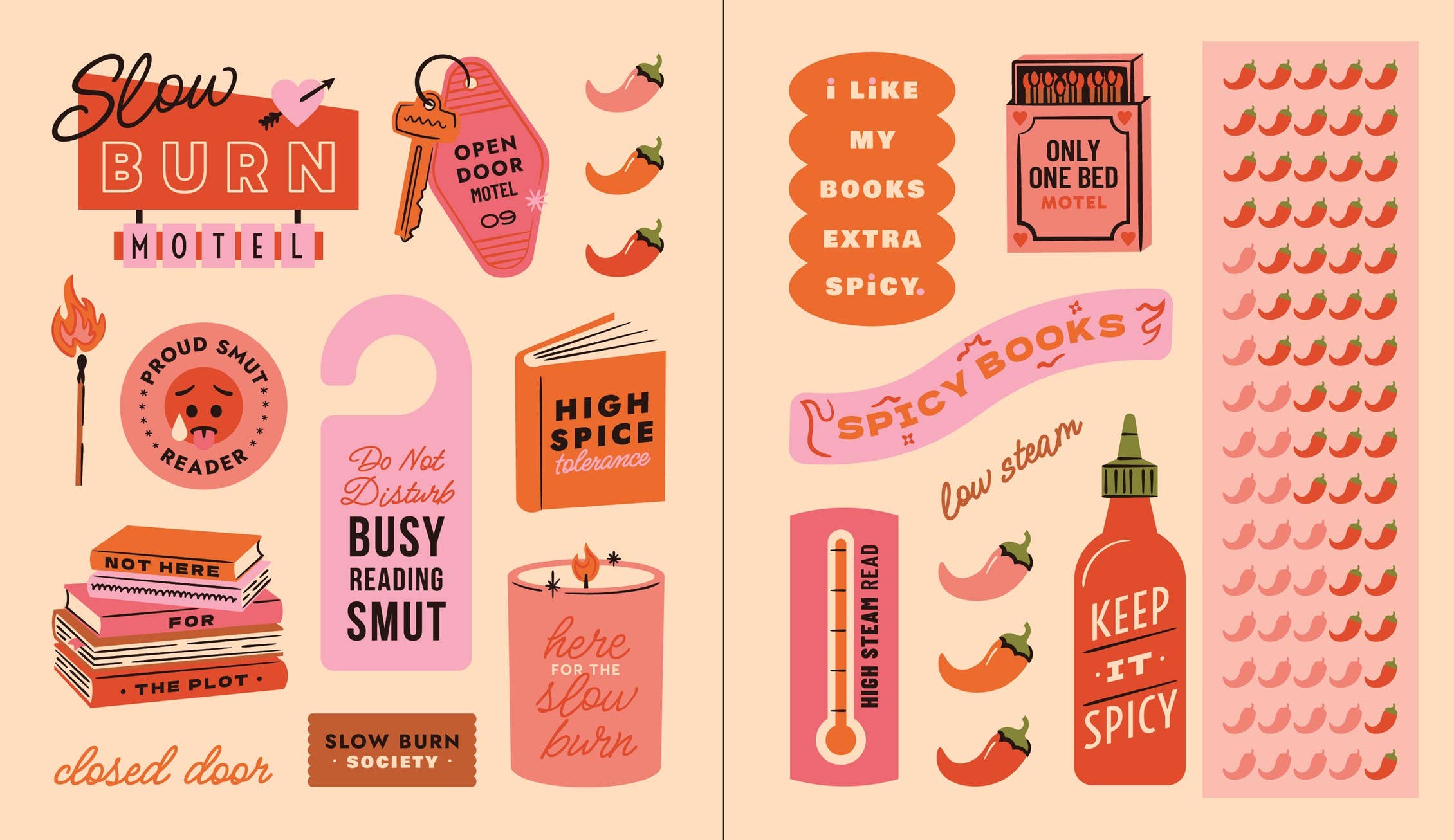 A Romance Reader's Sticker Book