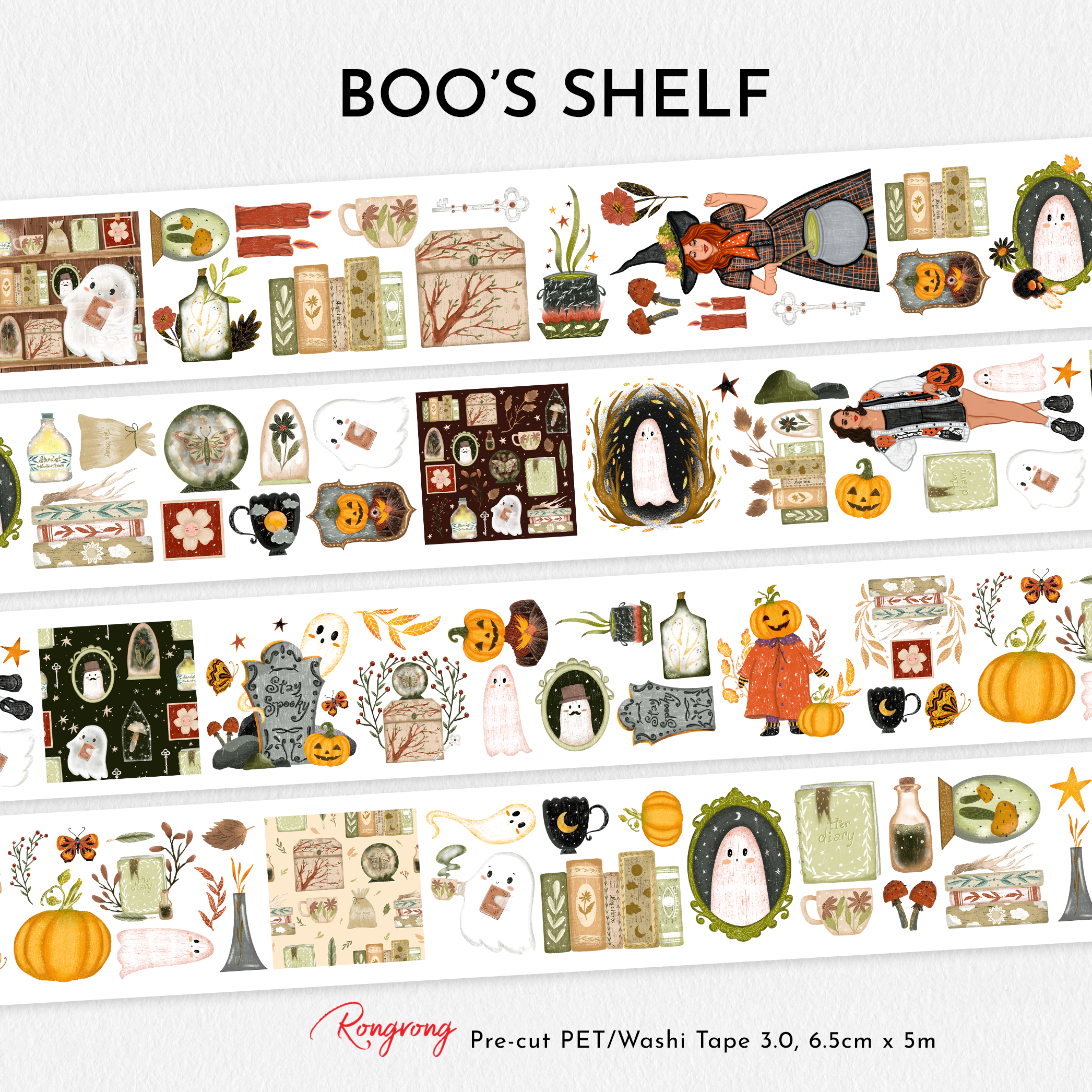 Boo's Shelf Pre-cut PET Tape [3.O]