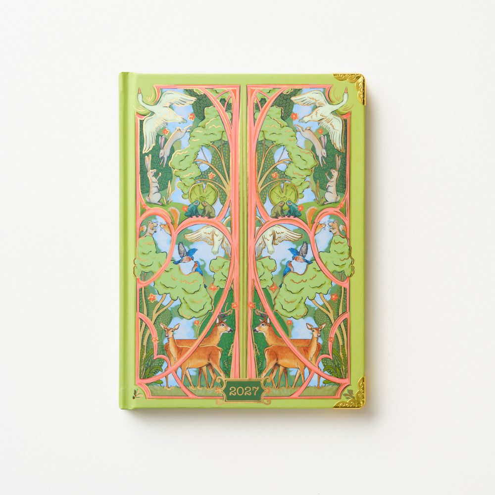 2027 Woodland Scene 12-Month Weekly Medium Bound Planner