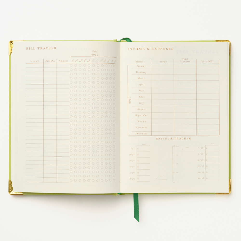 2027 Woodland Scene 12-Month Weekly Medium Bound Planner