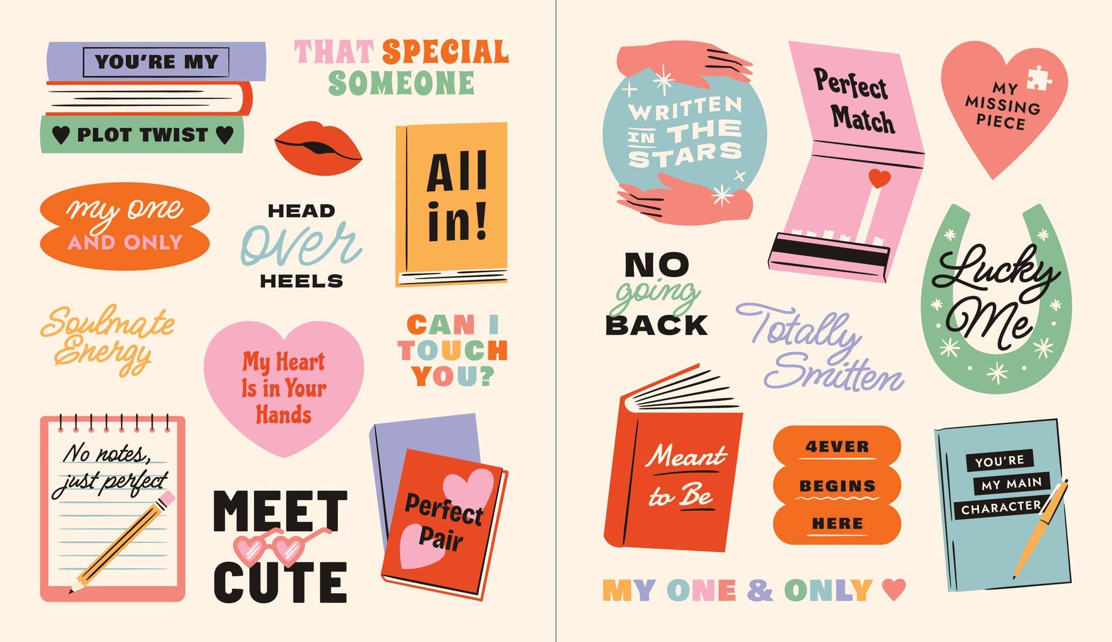 A Romance Reader's Sticker Book