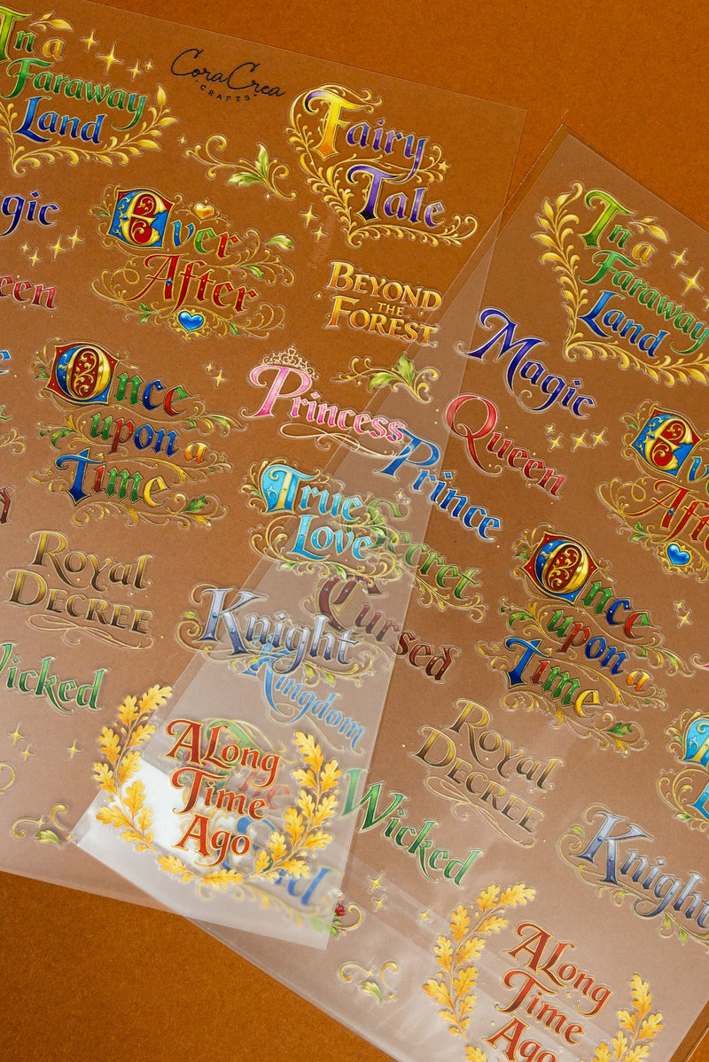 Fairytales Words Sheet