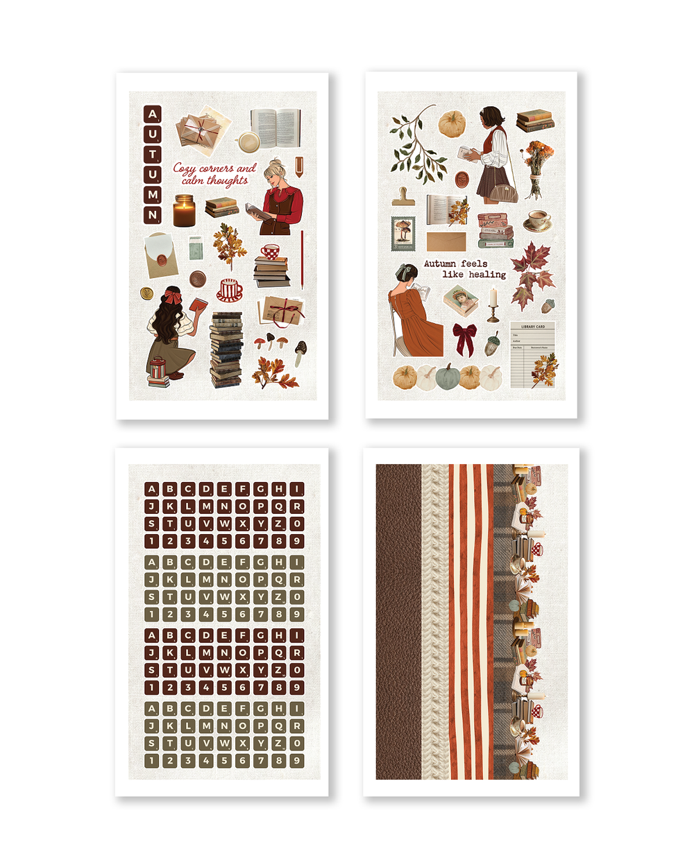 Dear Autumn Sticker Book
