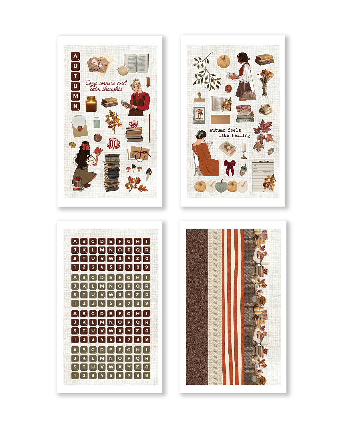 Dear Autumn Sticker Book