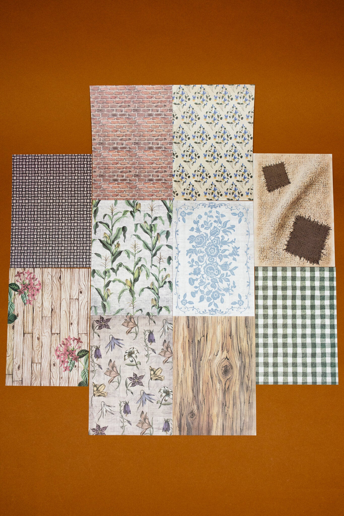 Cottagecore Backgrounds Paper Set