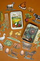 Farm & Cottage Life Sticker Tin