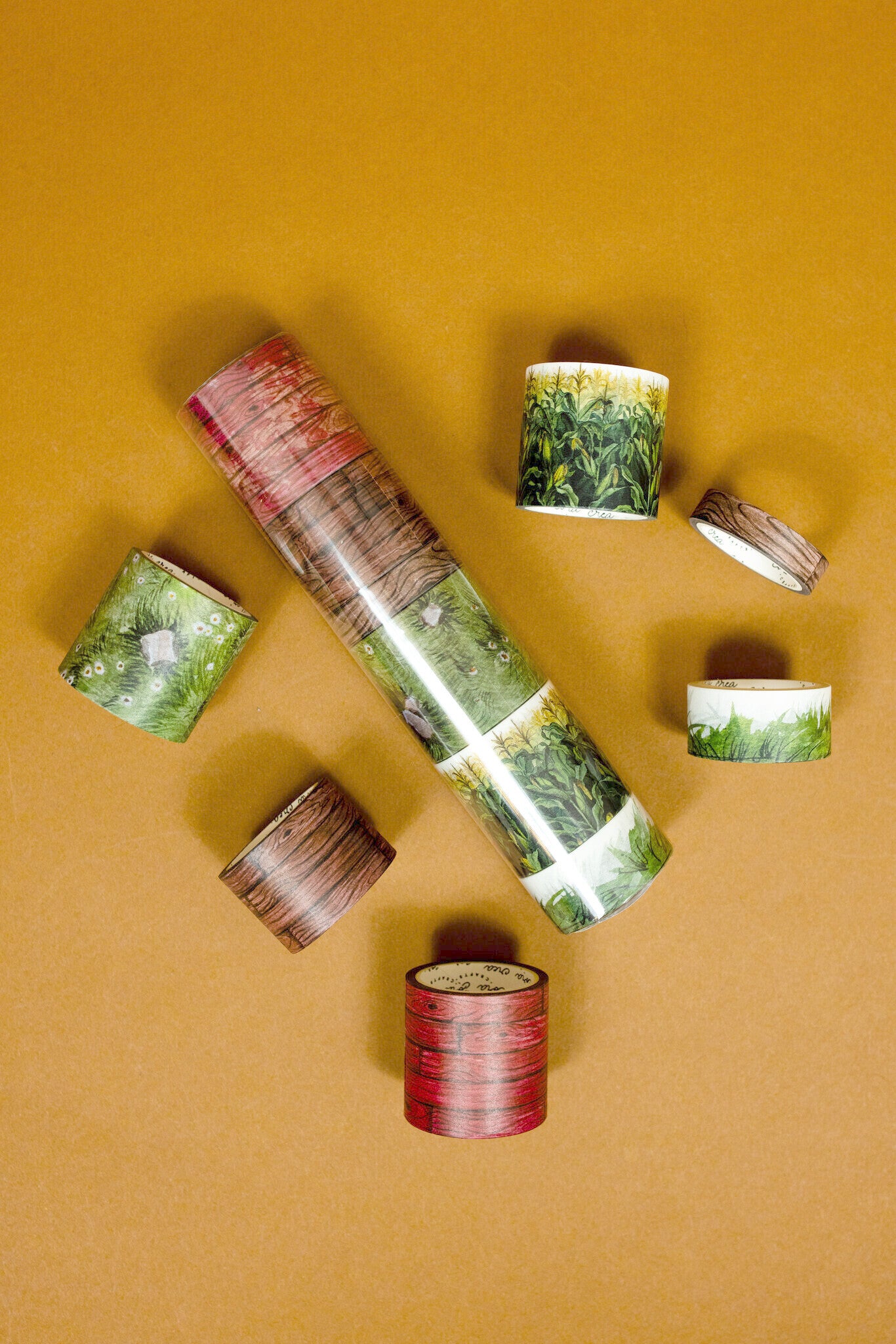 Farm Textures Washi Tape Set