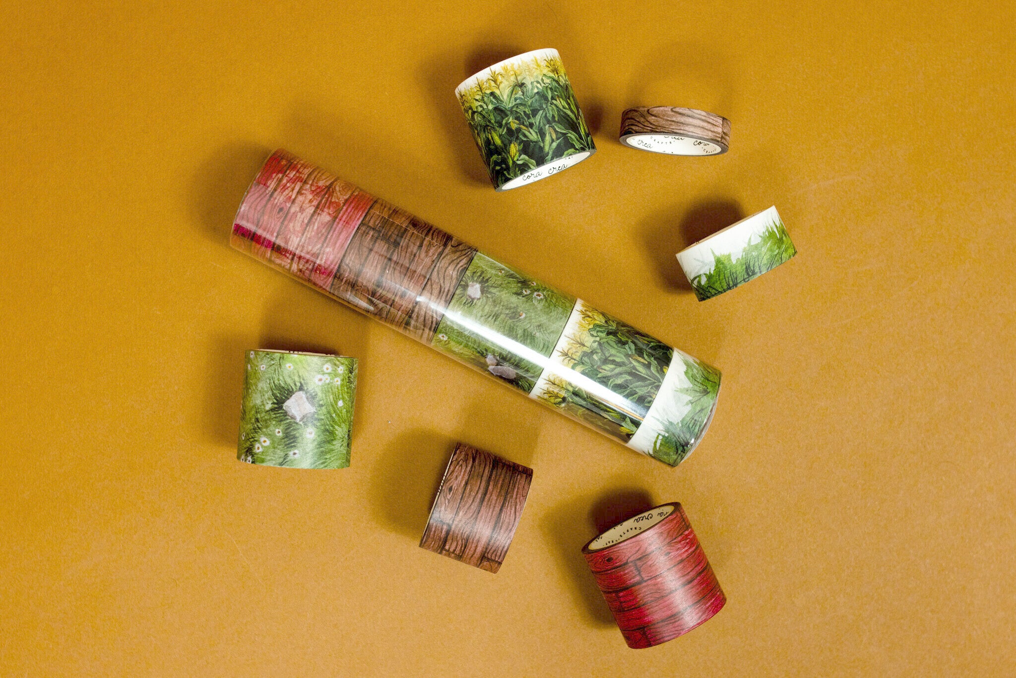 Farm Textures Washi Tape Set