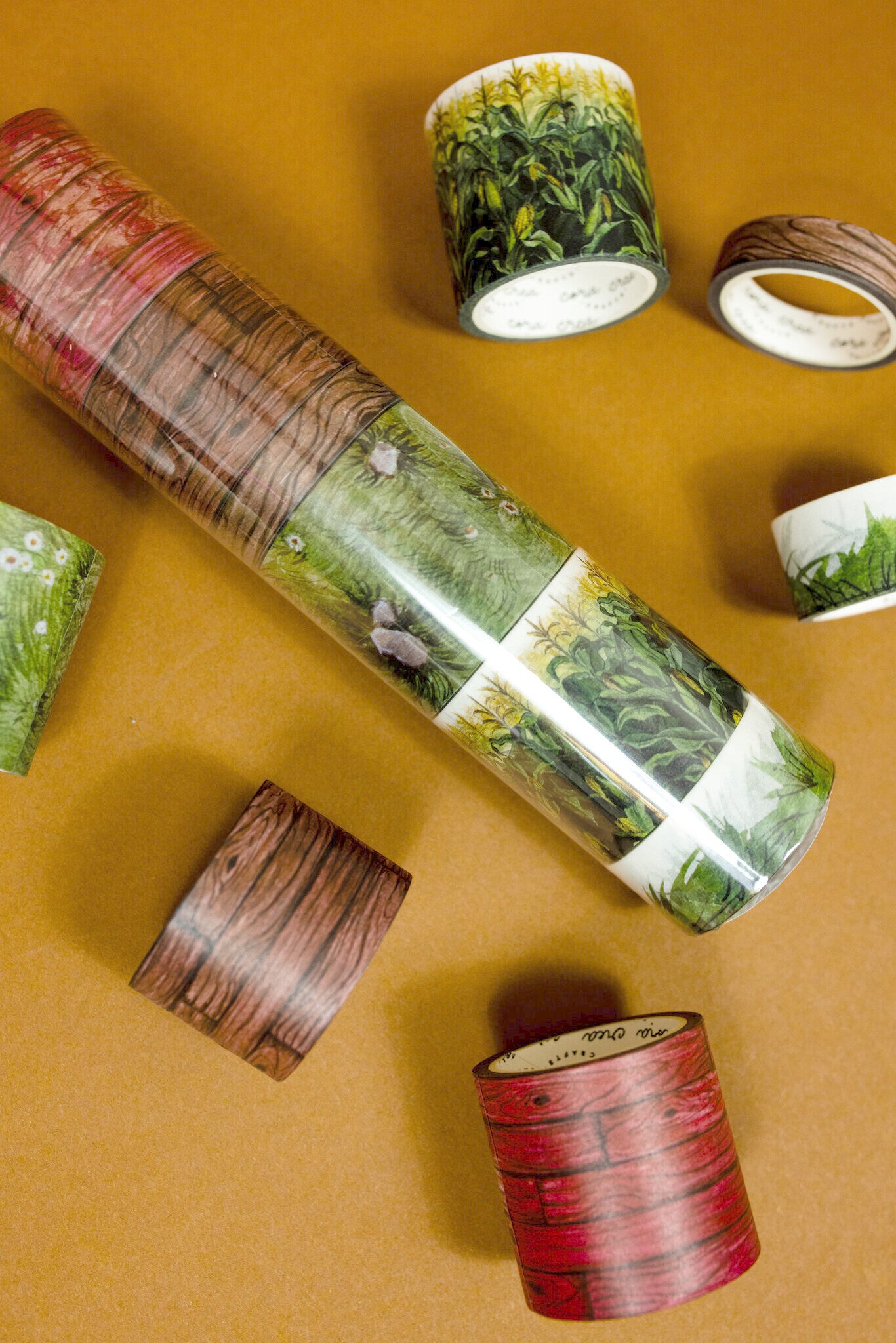 Farm Textures Washi Tape Set
