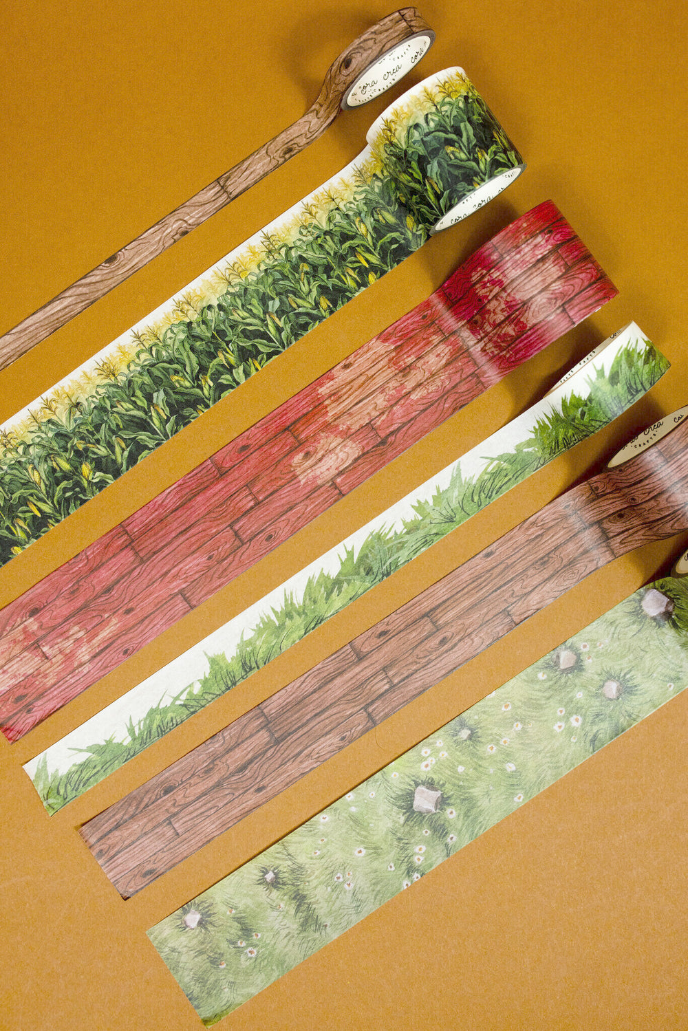 Farm Textures Washi Tape Set