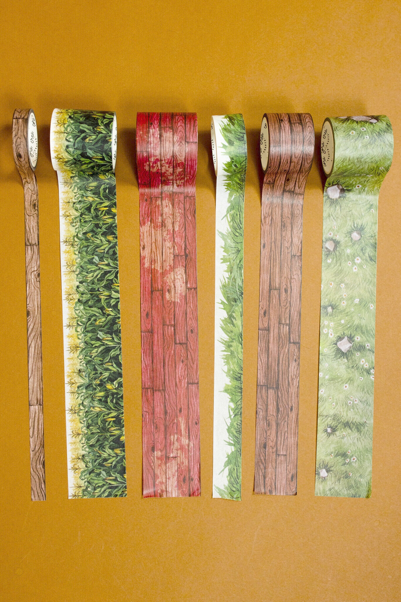Farm Textures Washi Tape Set