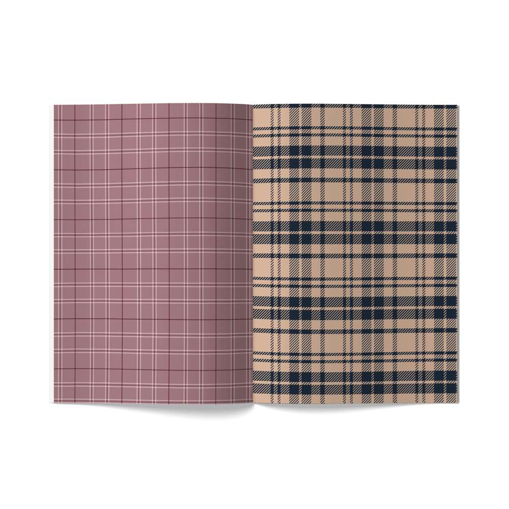 The Autumn Plaids • Scrapbooking Paper Booklet