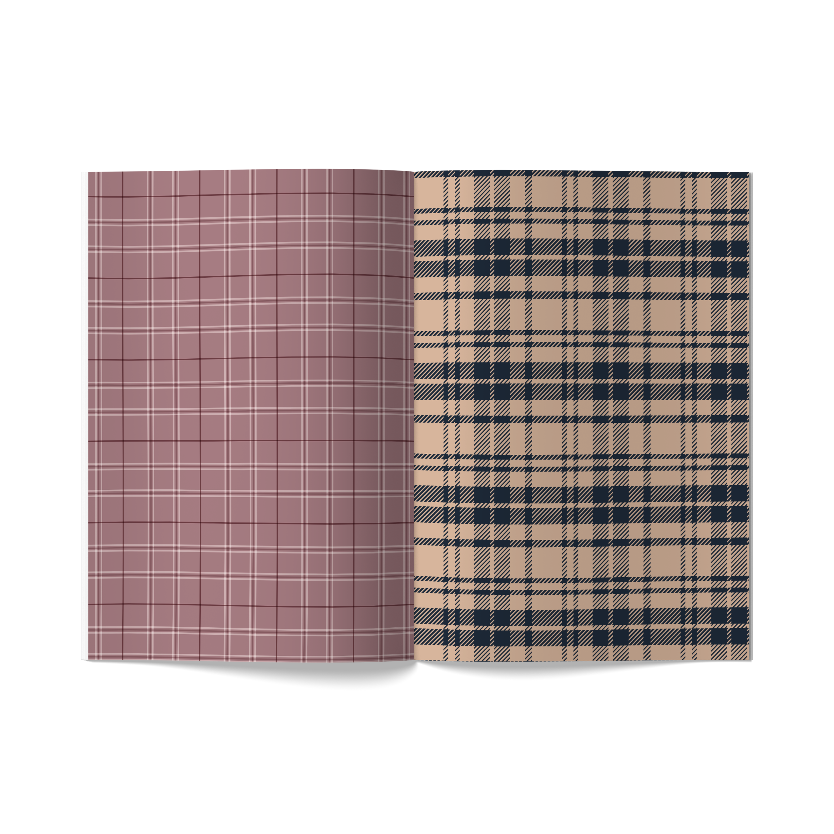The Autumn Plaids • Scrapbooking Paper Booklet
