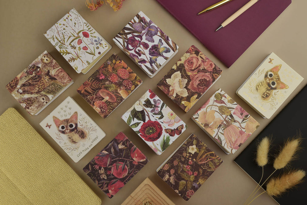 A7 Tear-Away Notepad - Owls 