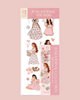 Pink Romantic - Vintage Ephemera Sticker Sheet Set