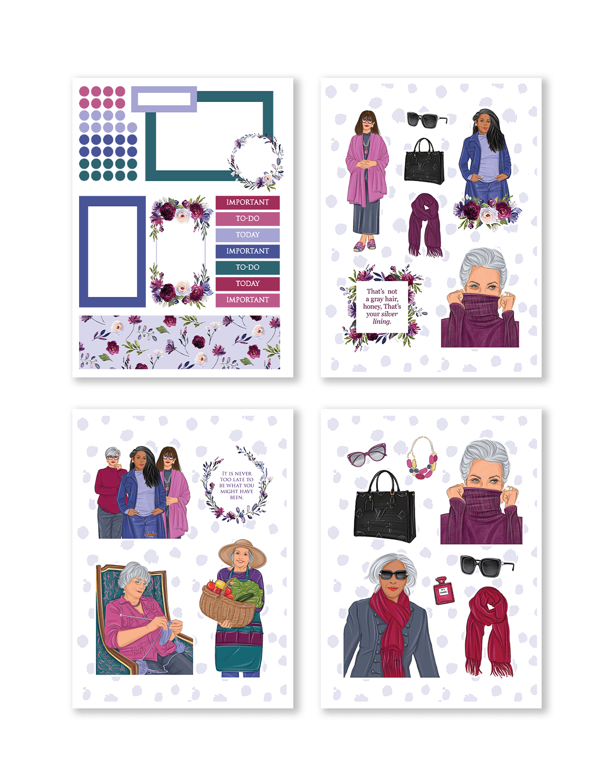 Aged To Perfection Sticker Pack