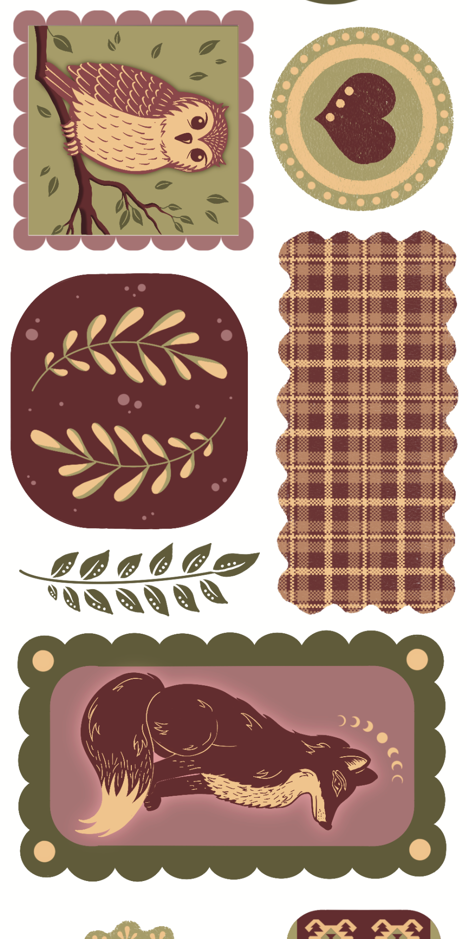Folk Tales Transparent Tape