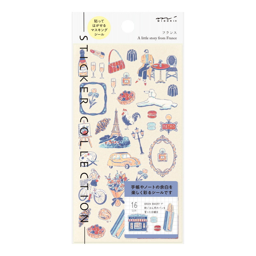 French Motifs | Midori Planner Sticker Sheet