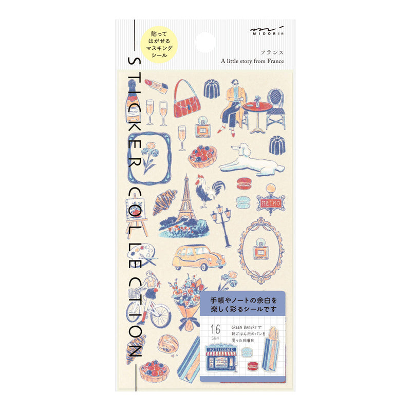 French Motifs | Midori Planner Sticker Sheet