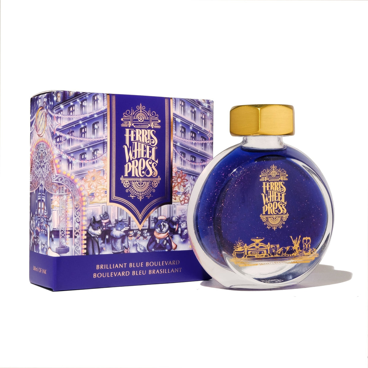 Fountain Pen Ink - Brilliant Blue Boulevard