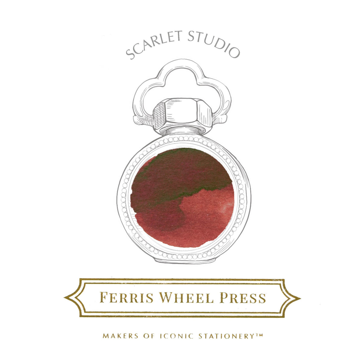 Fountain Pen Ink - Scarlet Studio