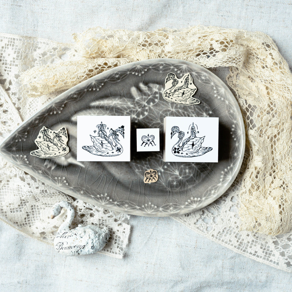The Art of Love wooden stamps by Moon Child