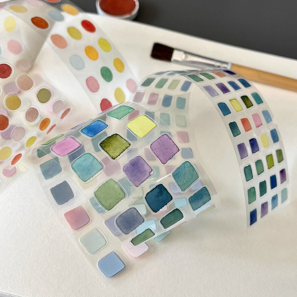 Watercolour Sticker Roll - detail 4