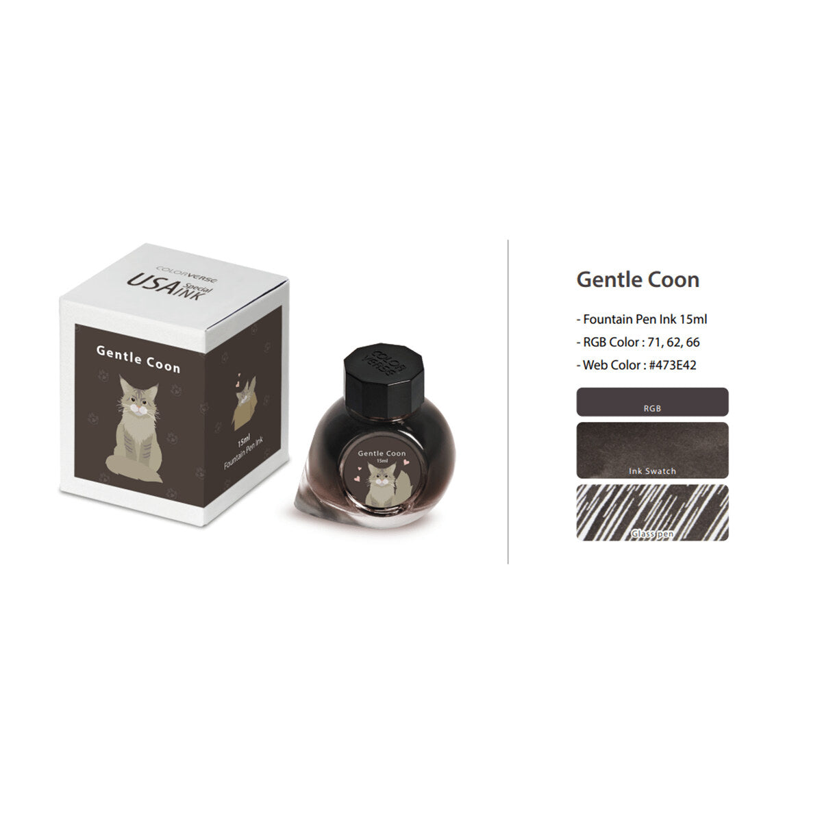 Fountain Pen Ink - Gentle Coon