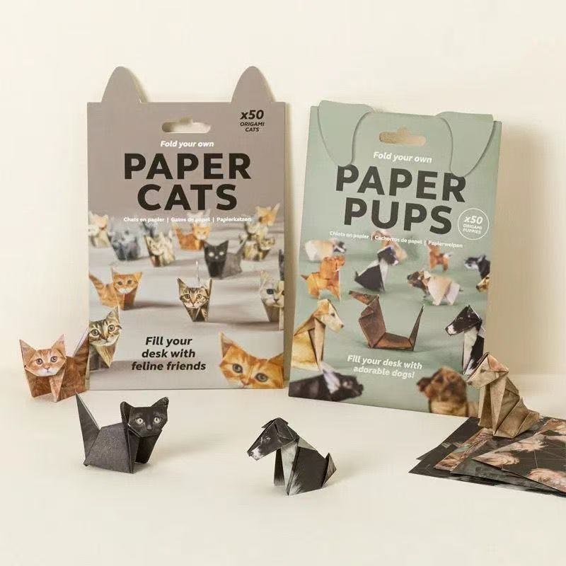 Geometric Animal Origami Paper Kit