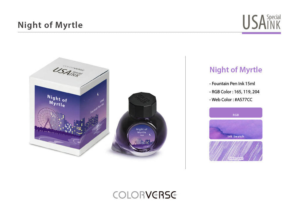 Fountain Pen Ink - Night of Myrtle