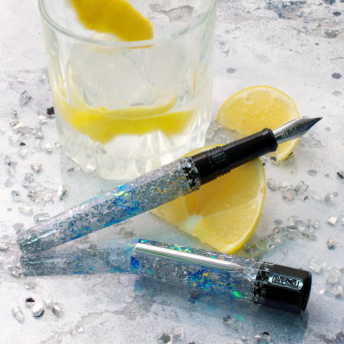 Benu Euphoria Fountain Pen - Vodka on the Rocks