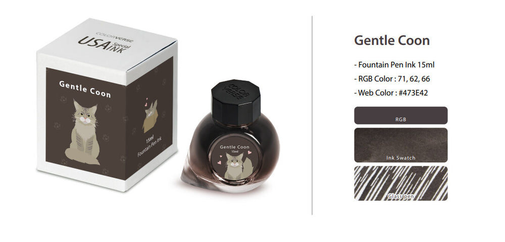 Fountain Pen Ink - Gentle Coon