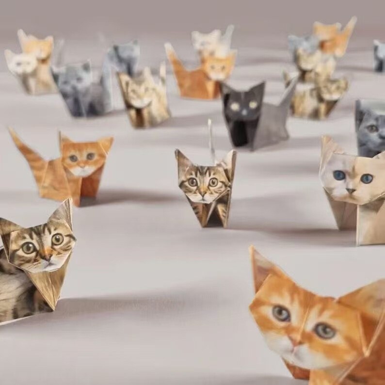 Geometric Animal Origami Paper Kit