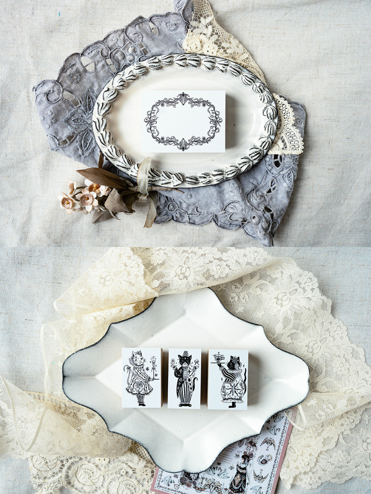 The Art of Love wooden stamps by Moon Child