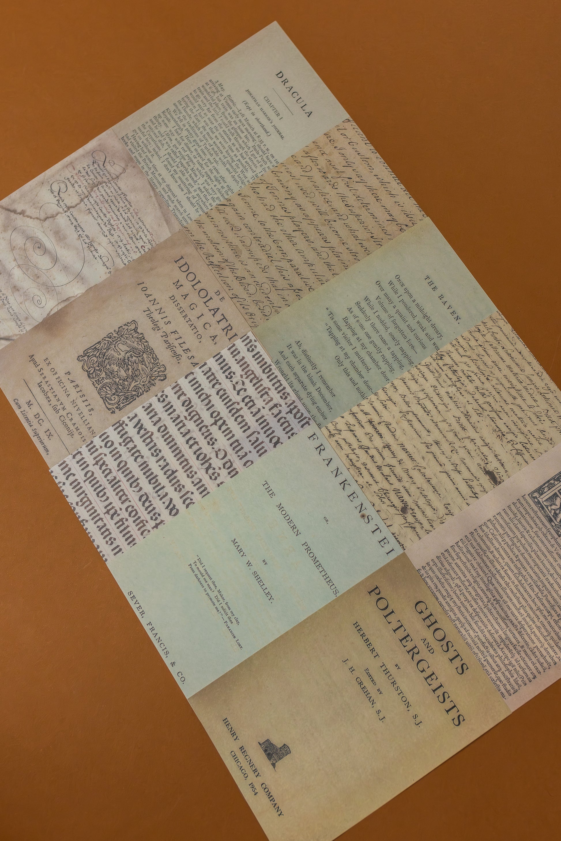 Book Pages Paper Set