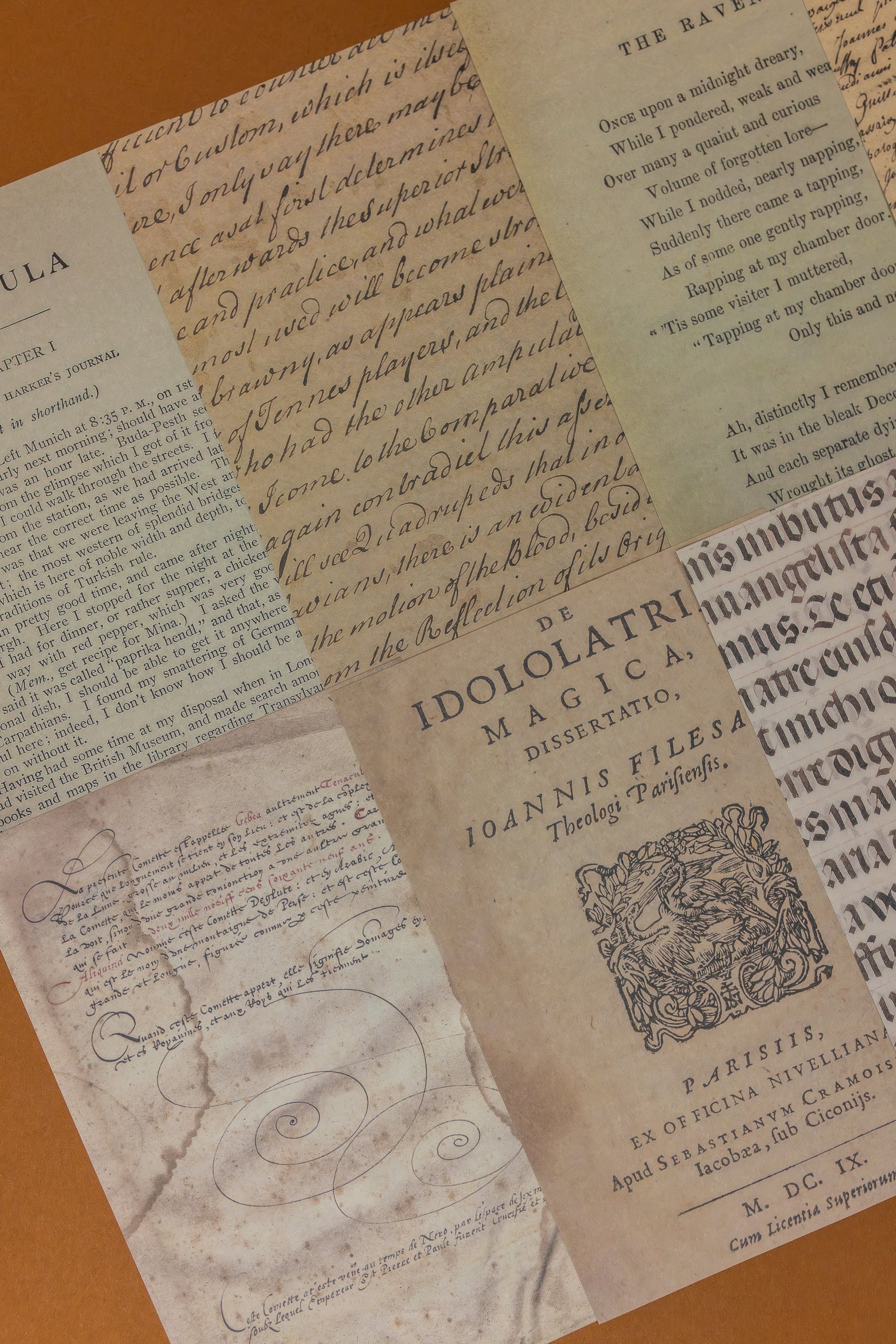 Book Pages Paper Set