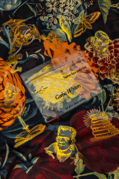 Gothic Writers Foiled Stickers