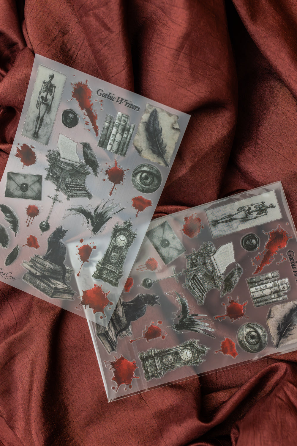 Gothic Writers Sticker Sheet