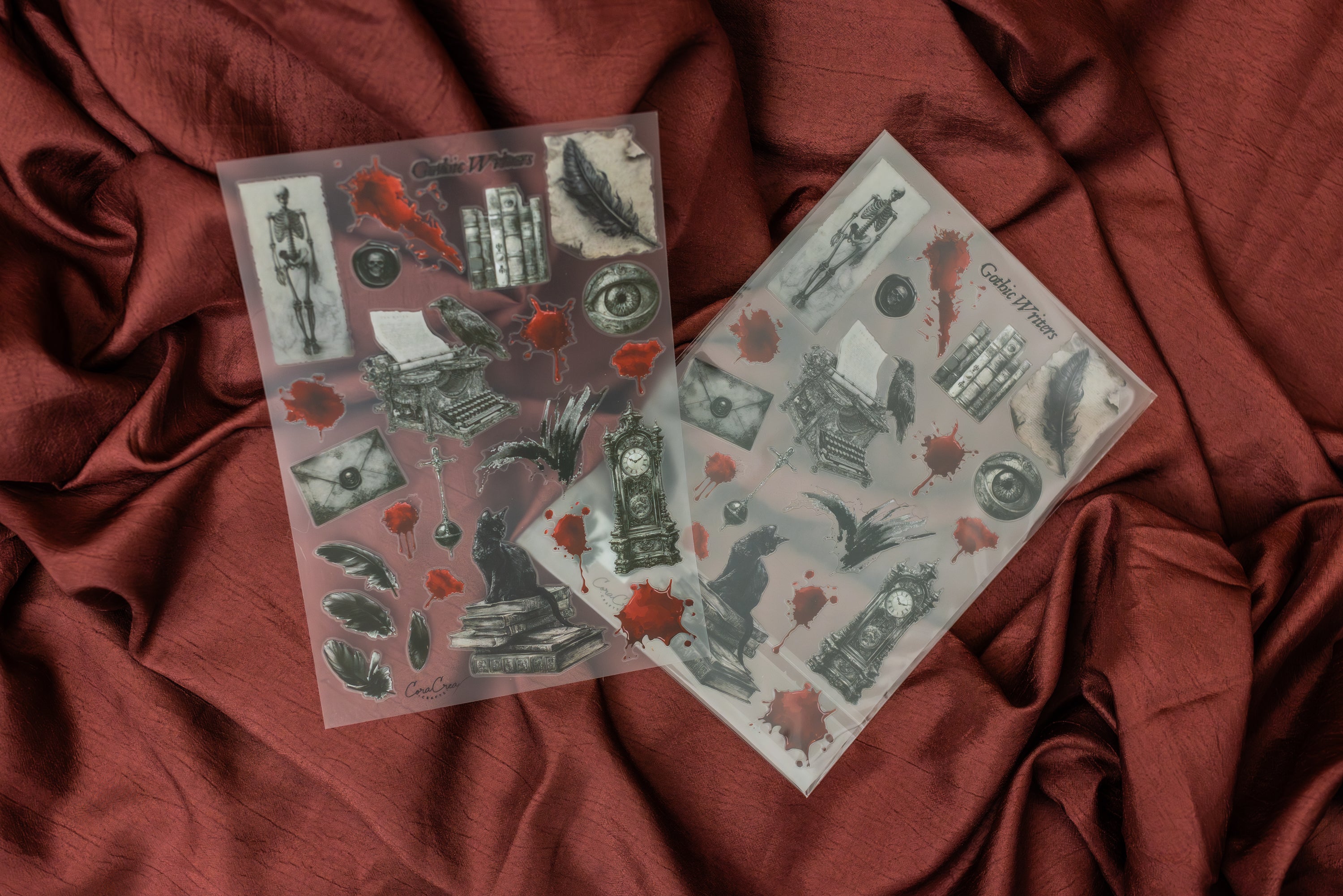 Gothic Writers Sticker Sheet