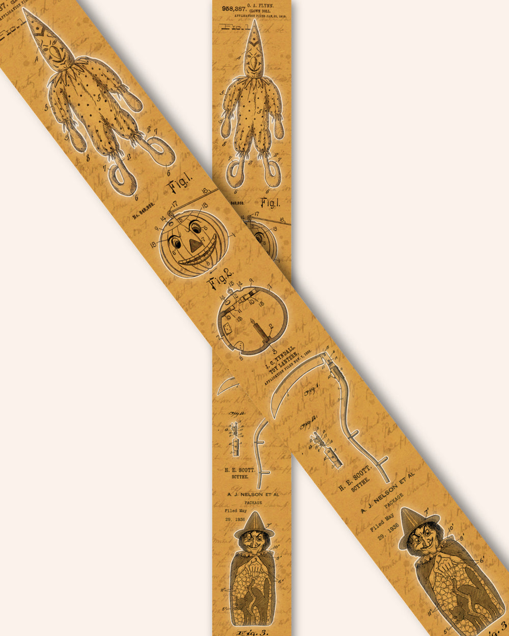Haunted Encyclopedia Washi Tape
