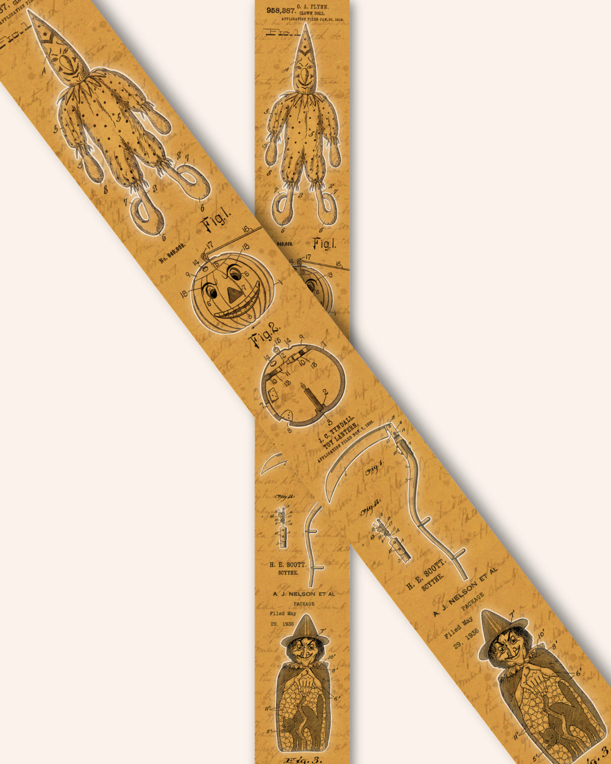 Haunted Encyclopedia Washi Tape