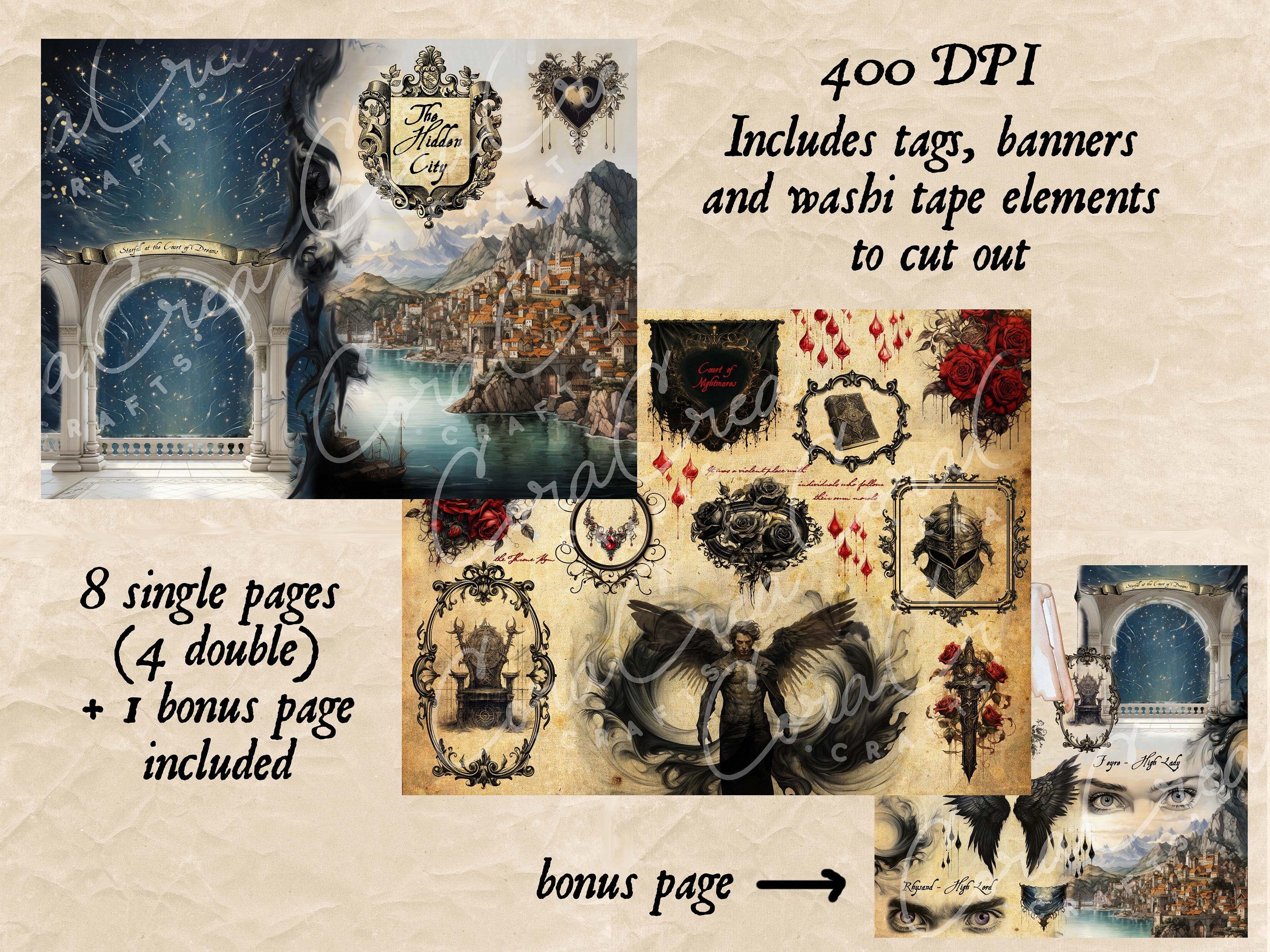 Night Court Digital Journal Kit