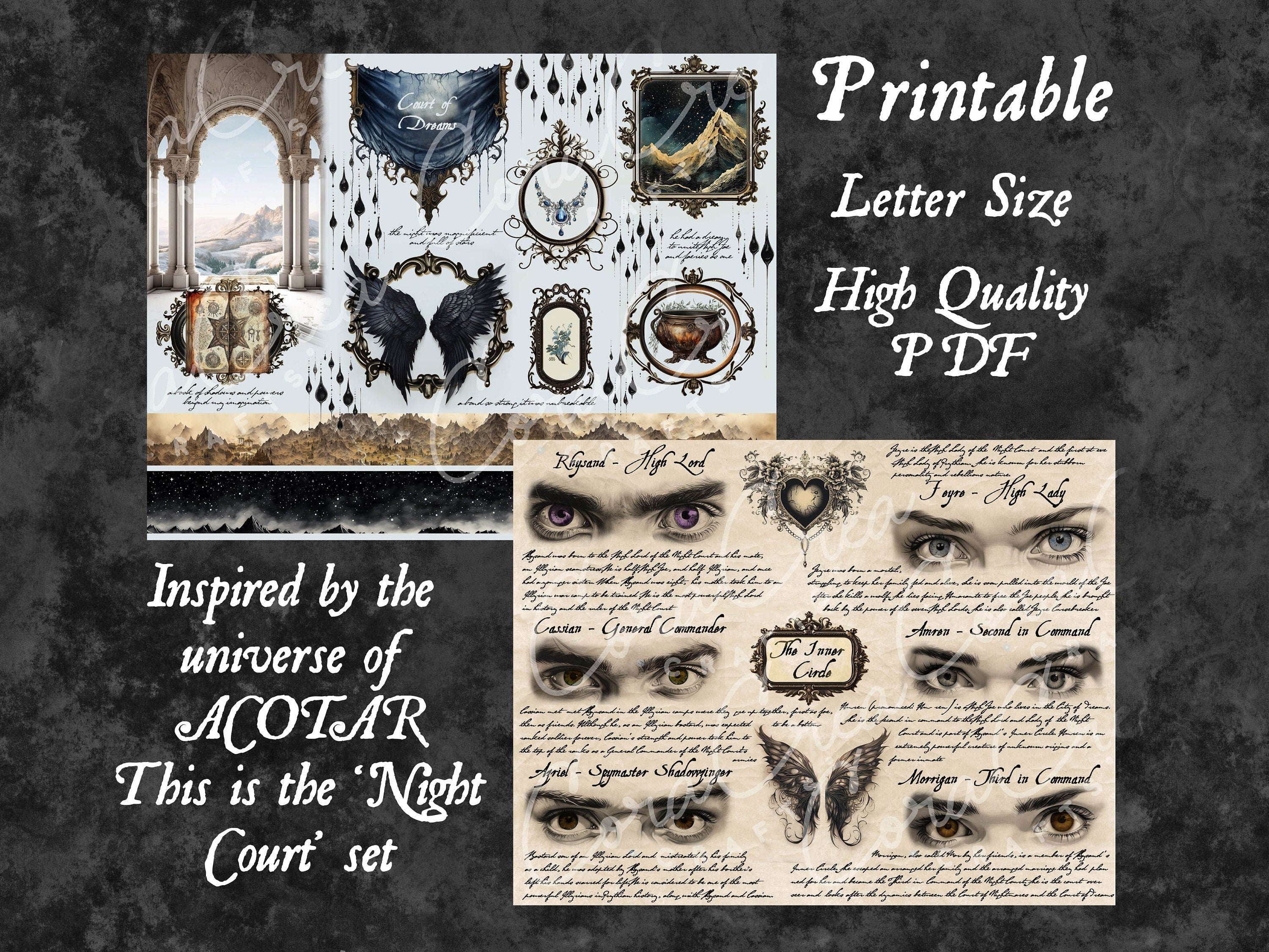 Night Court Digital Journal Kit