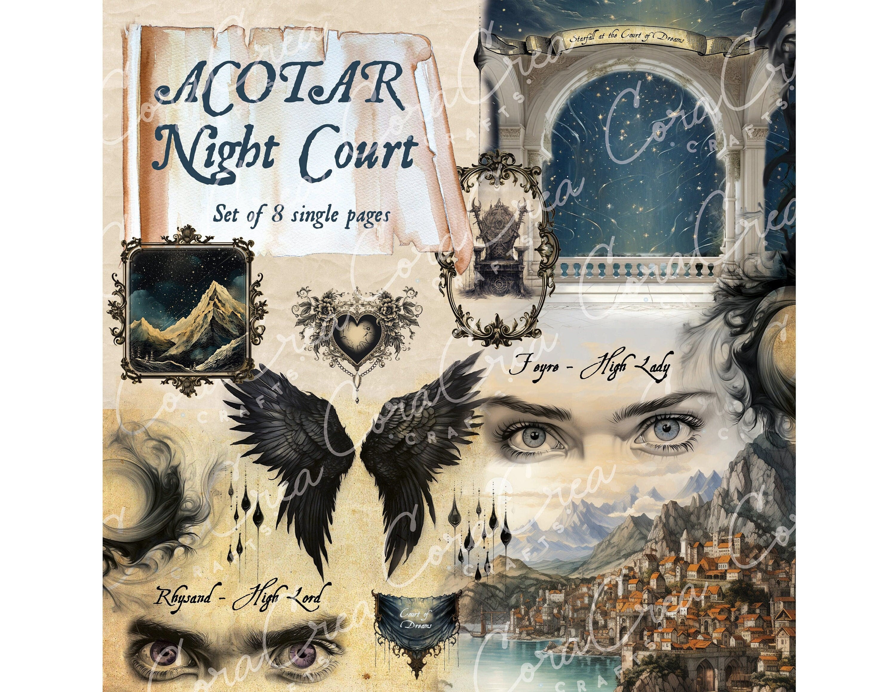 Night Court Digital Journal Kit