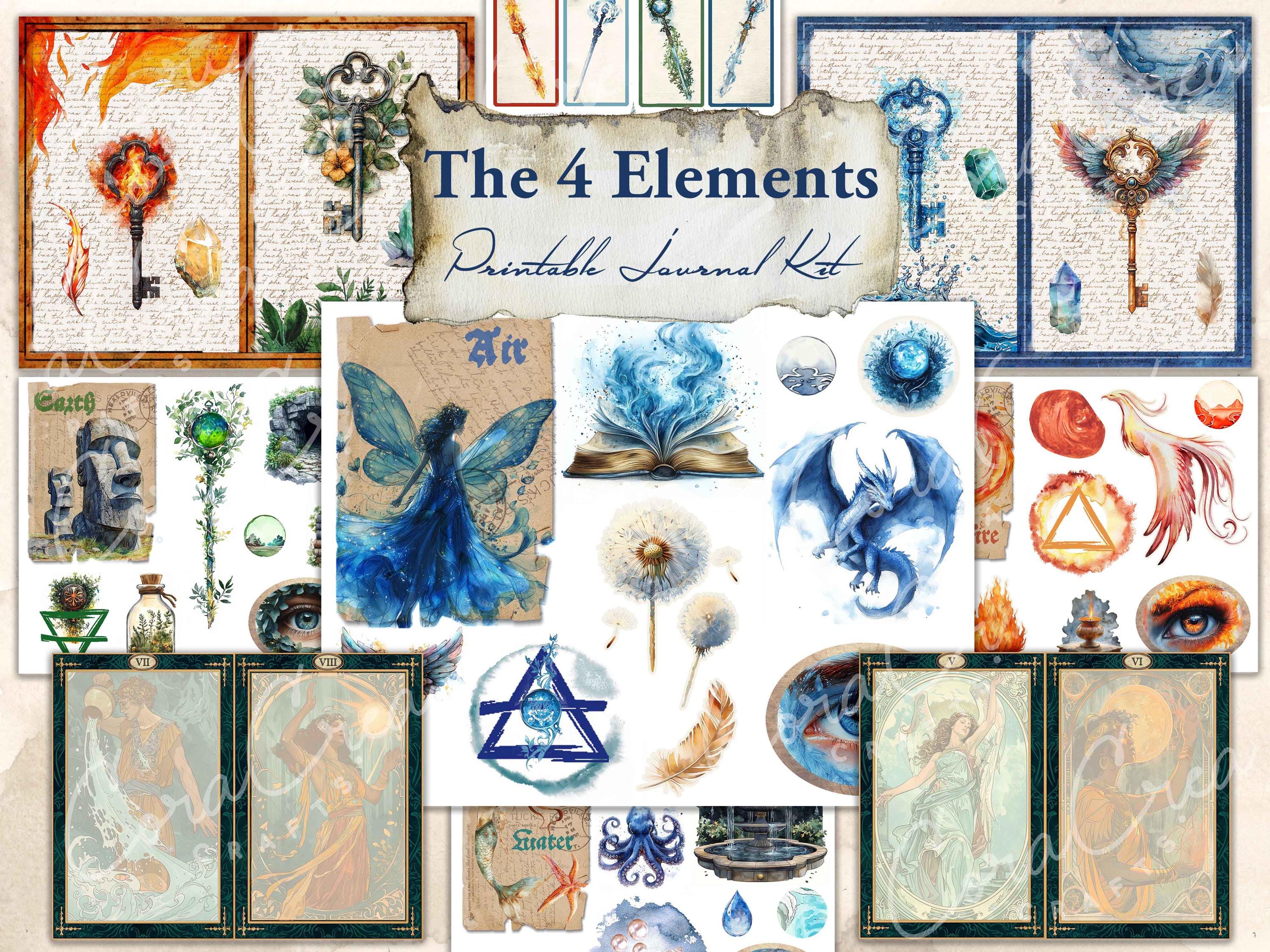 4 Elements of Nature Digital Digital Journal Kit