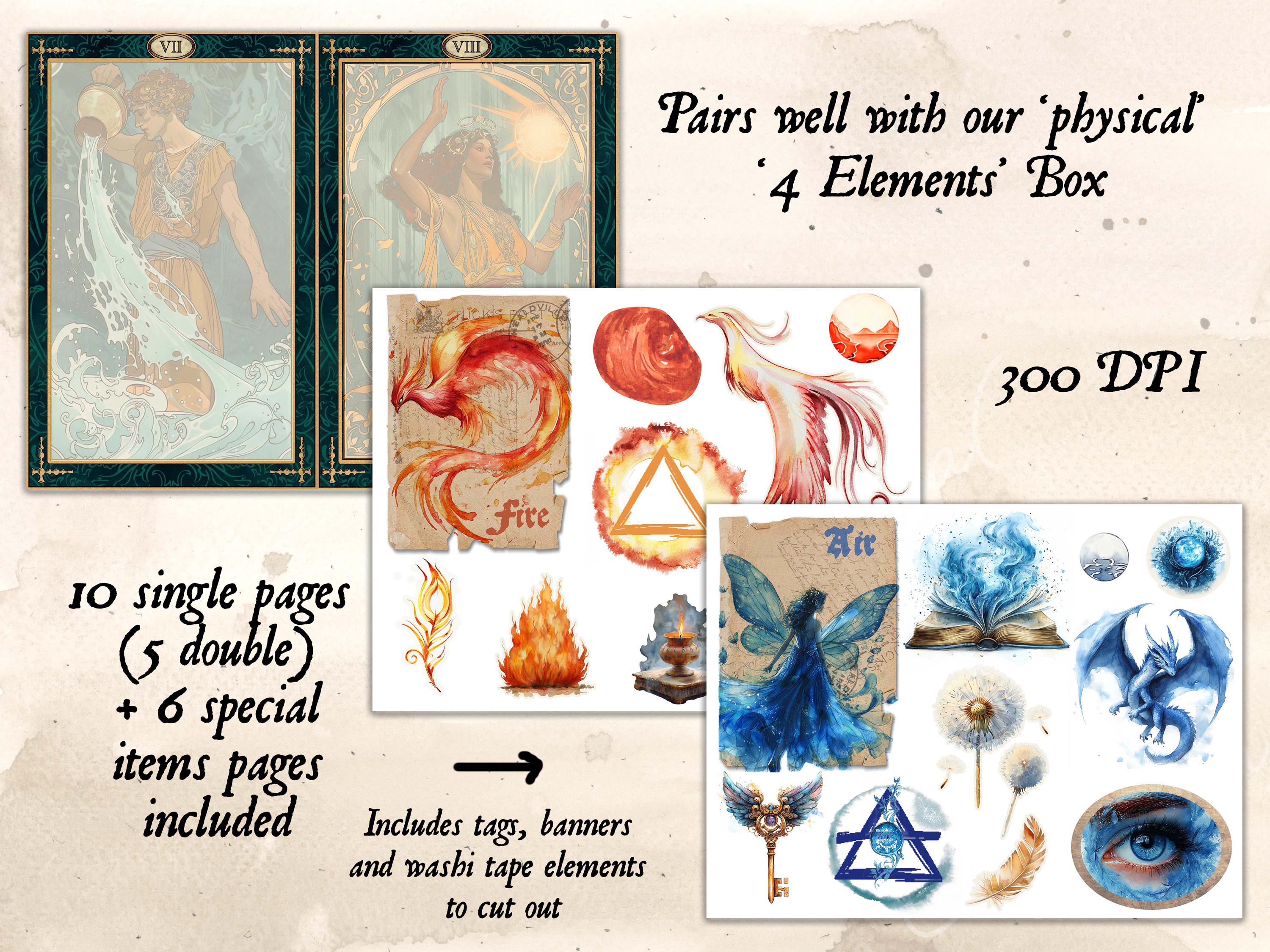 4 Elements of Nature Digital Digital Journal Kit