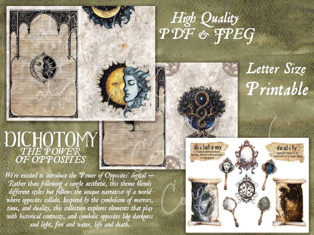 Opposites Digital Journal Kit