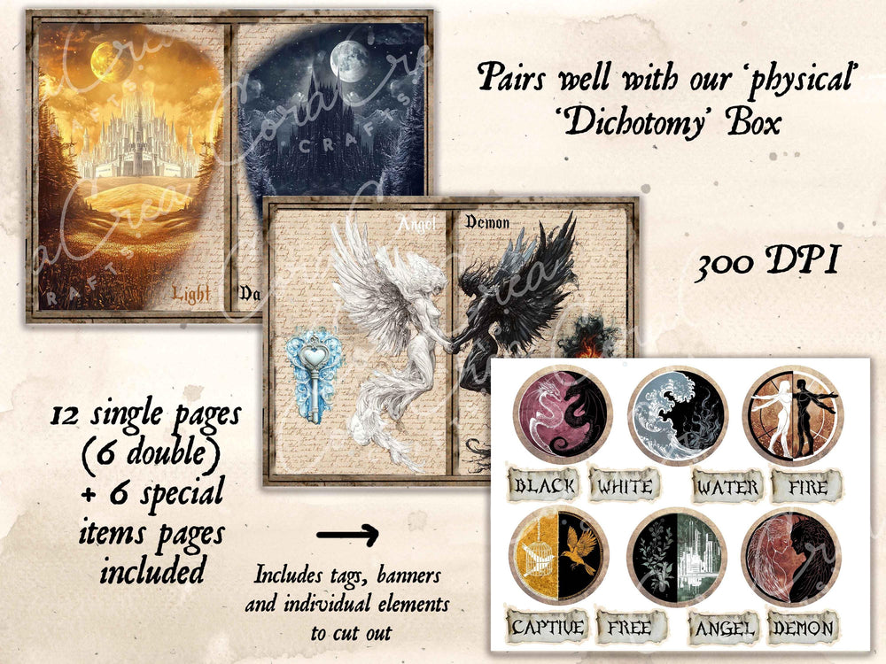 Opposites Digital Journal Kit